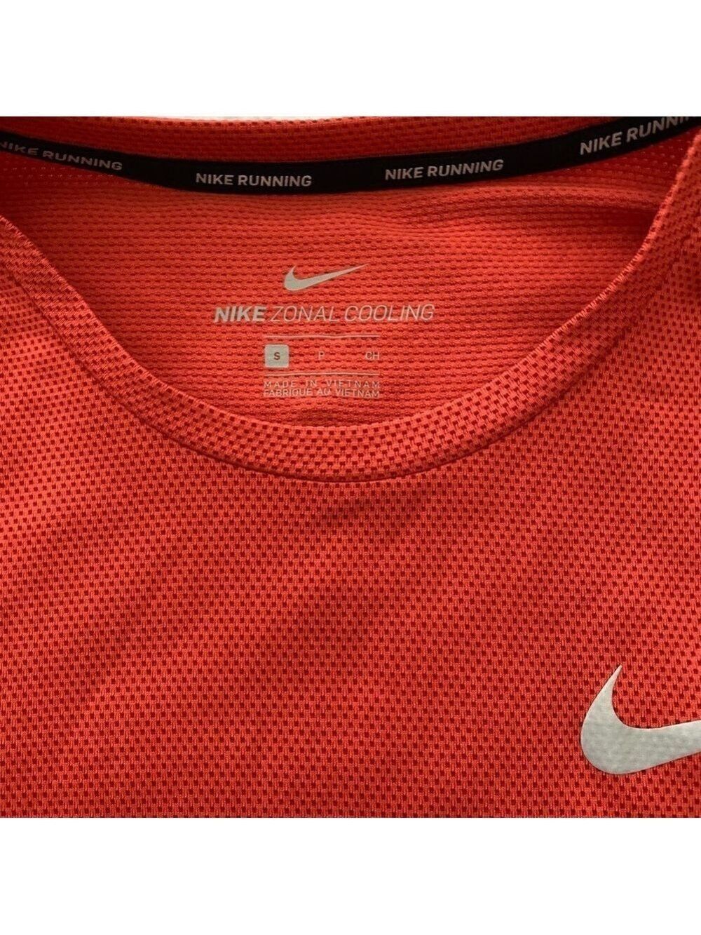 Nike Zonal Cooling Men’s Running Tee Shirt | Red | Size Small - Picture 4 of 7